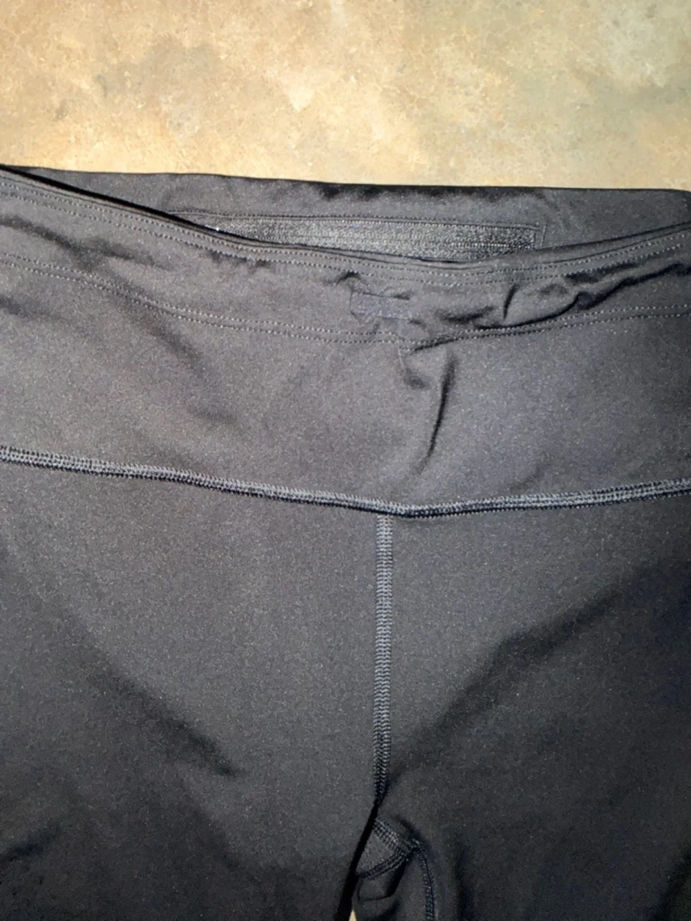 Athleta Black Laser Cut 7/8 Leggings High Rise Athletic Tight - Size XS - Picture 12 of 13
